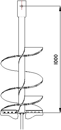 Augers and Helicoidal Drills